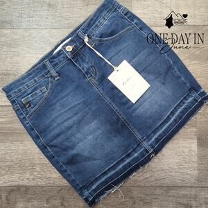 KanCan Juniors Denim Mini Skirt Size 3
